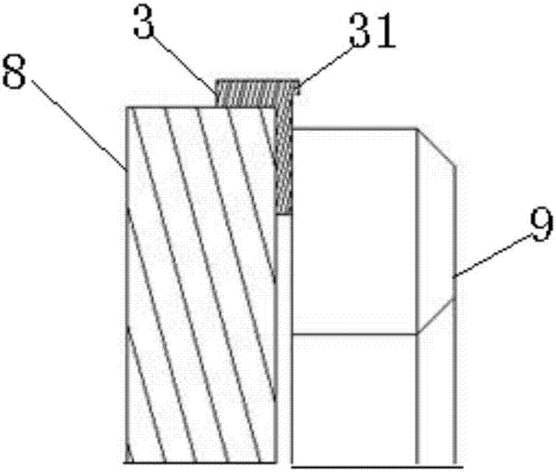 Transfer printing fixing device