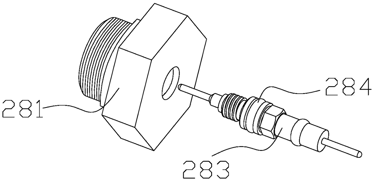 Device for measuring parameters at submersible electric pump outlet