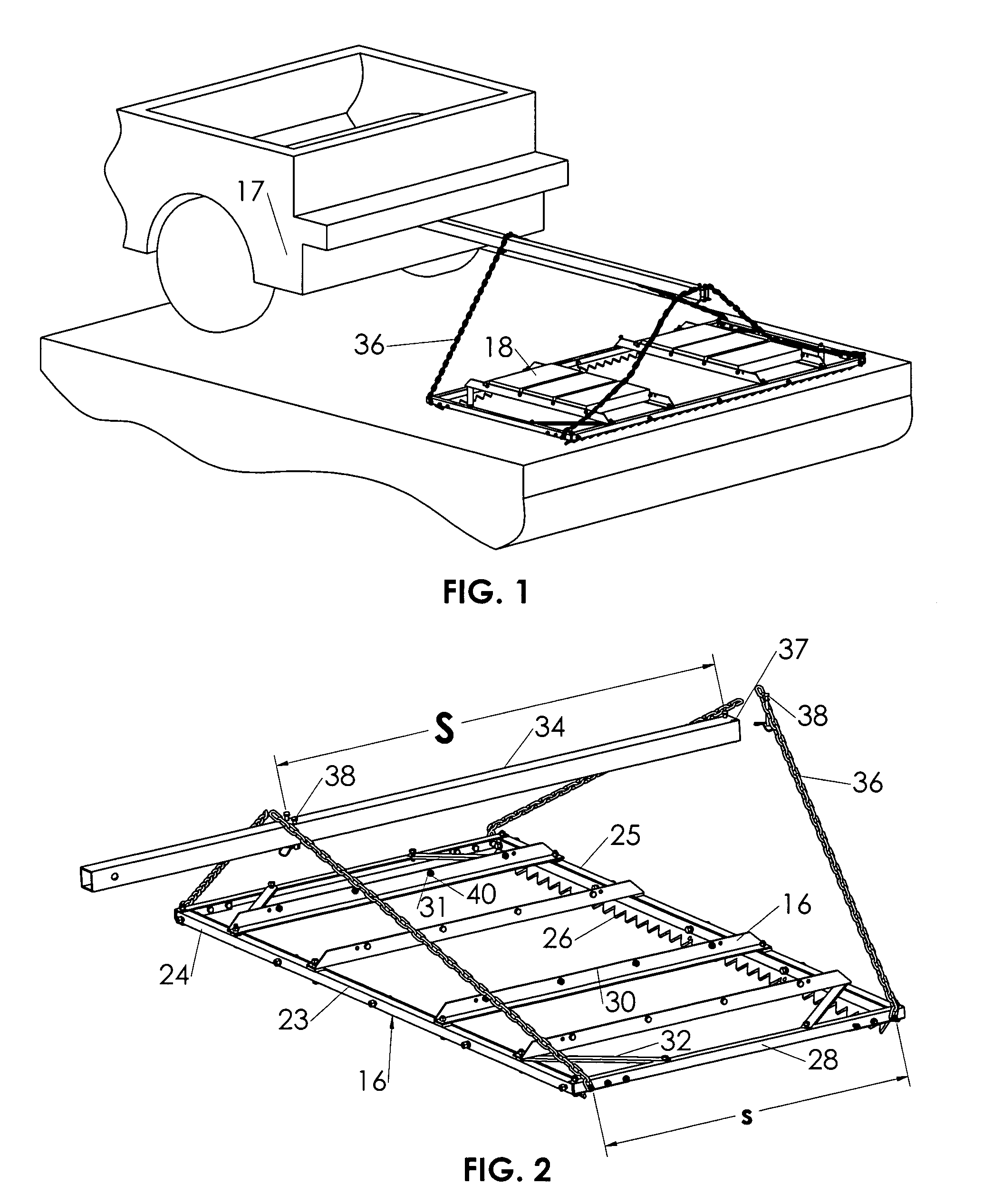 Bi-directional drag grader