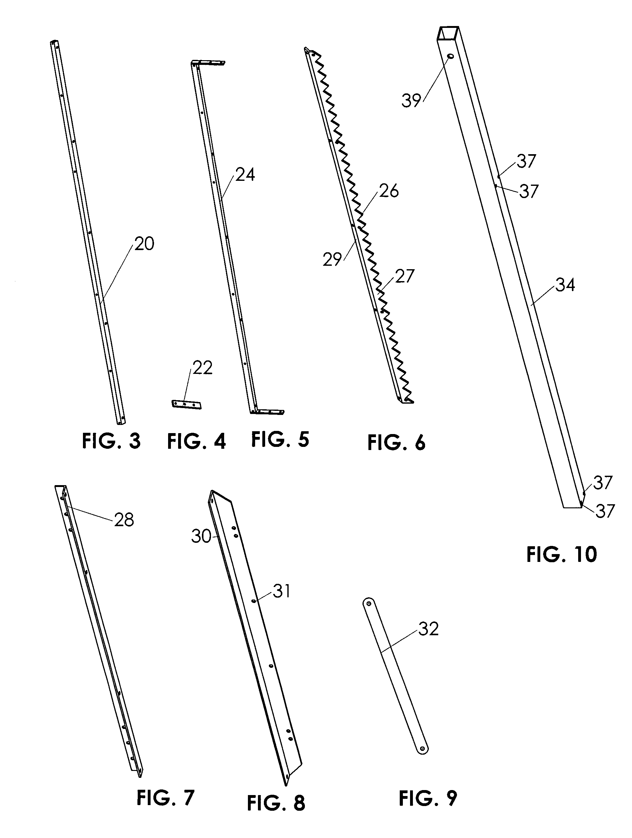 Bi-directional drag grader