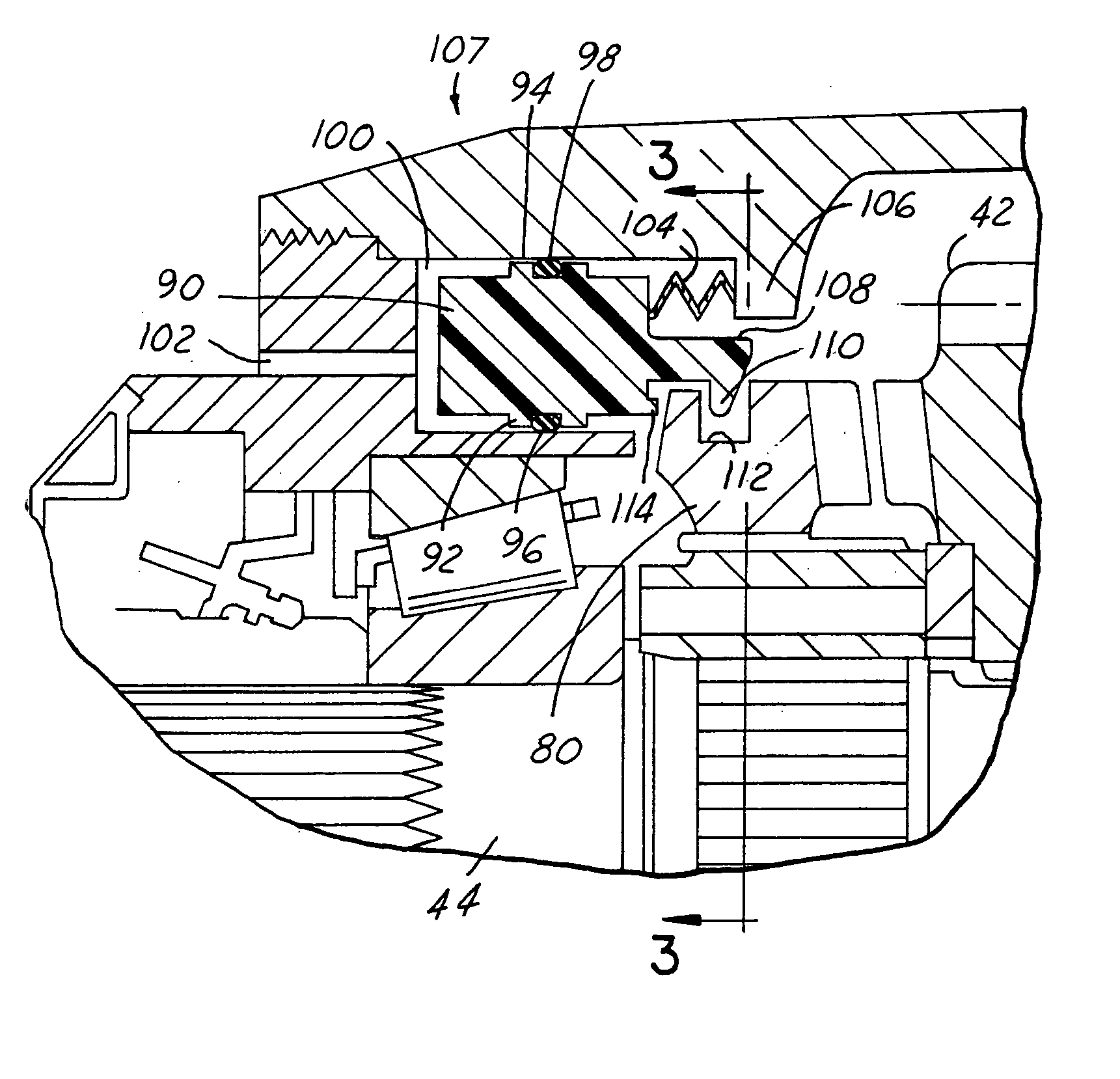 Inter-axle differential lock shift mechanism