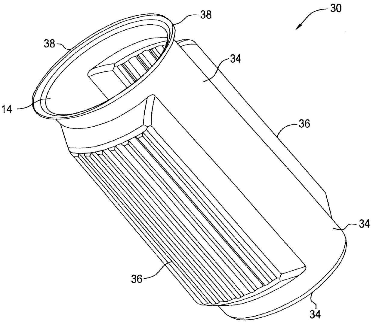 Self-cooling container with internal beverage vessel having a vessel wall with reversible wall bulges