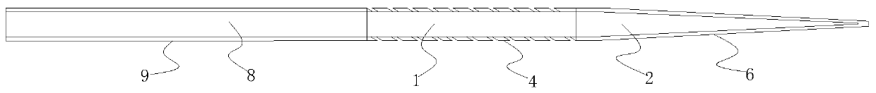 A photodynamic therapy diagnostic device capable of optical fiber puncture