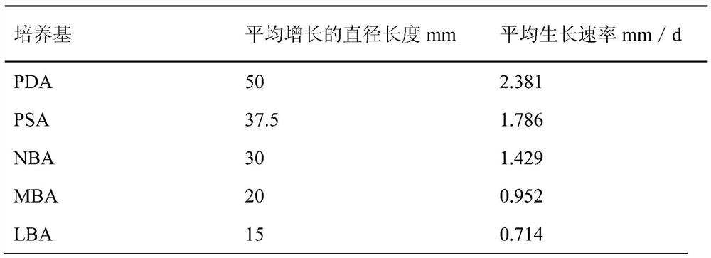 Medium suitable for the growth of Aspergillus oryzae