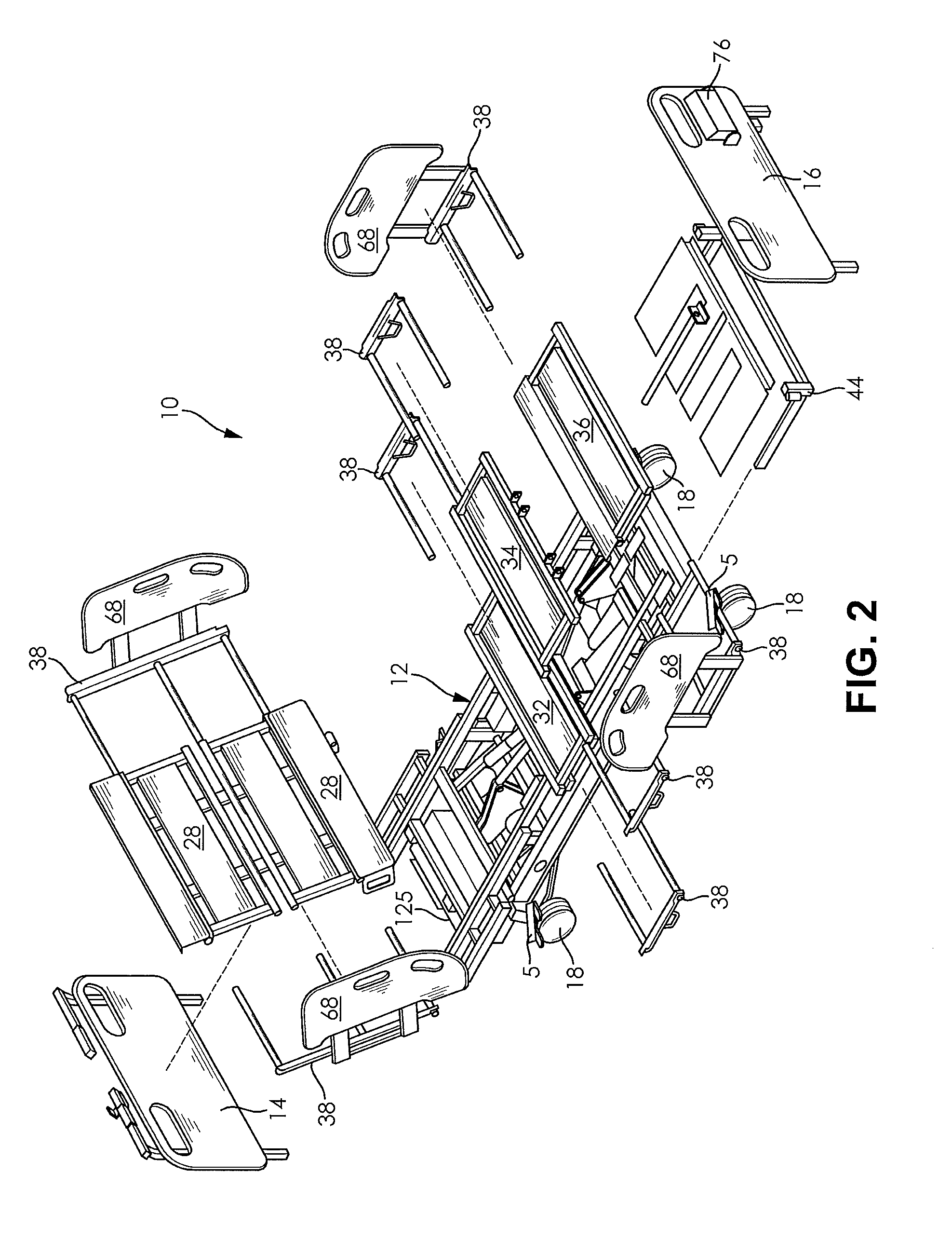 Drive system for bed