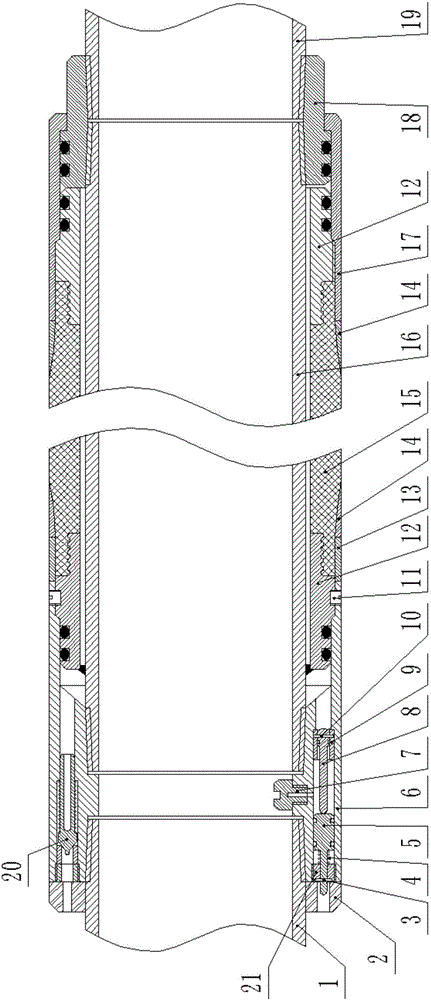 An infinite pressure hydraulic expansion casing outer packer assembly