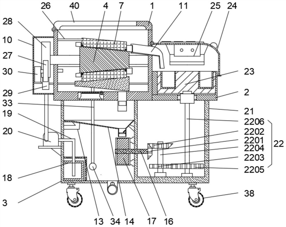 Surgical instrument tray device with cleaning function