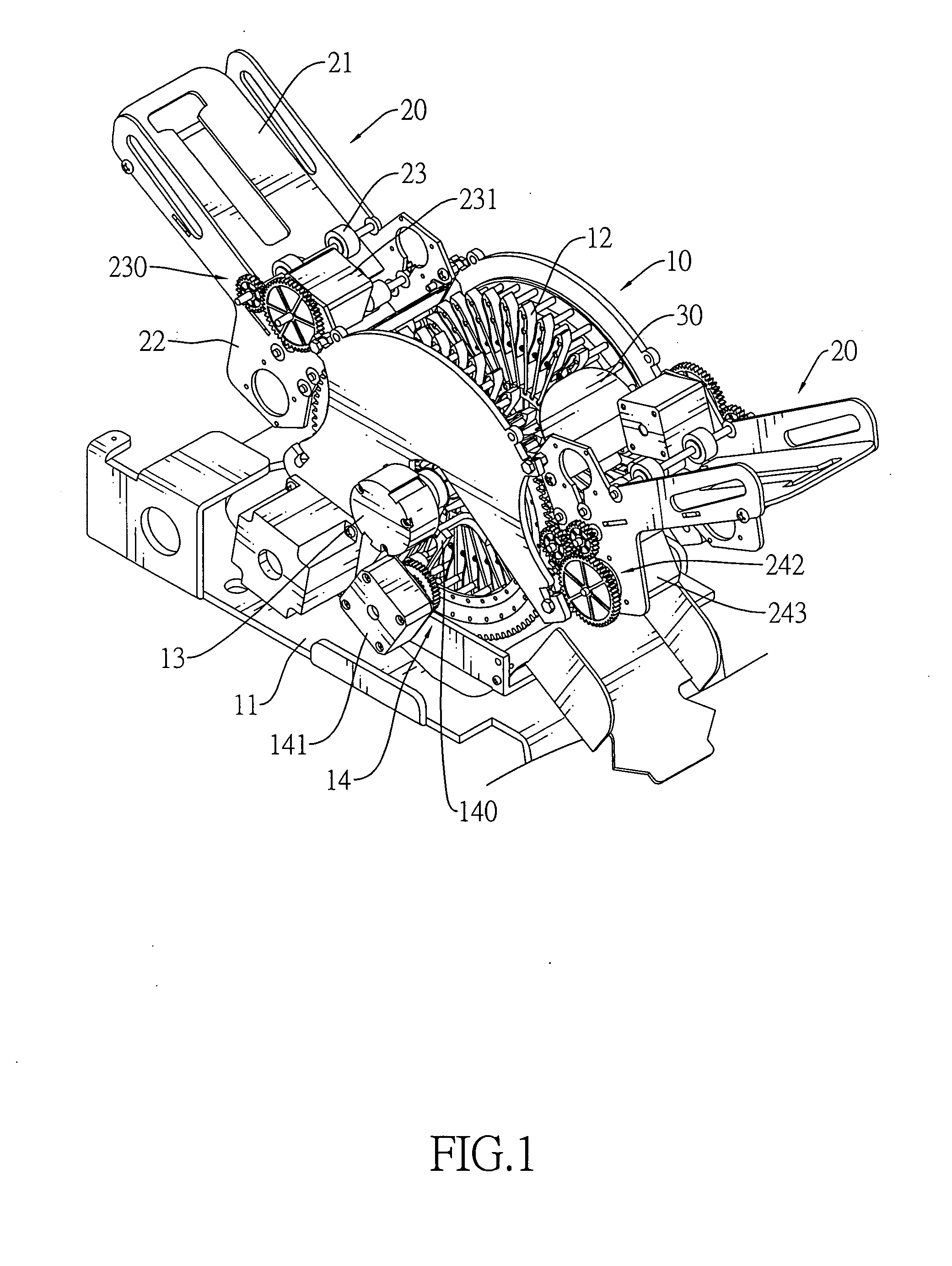 Multiple-inlet shuffling machine