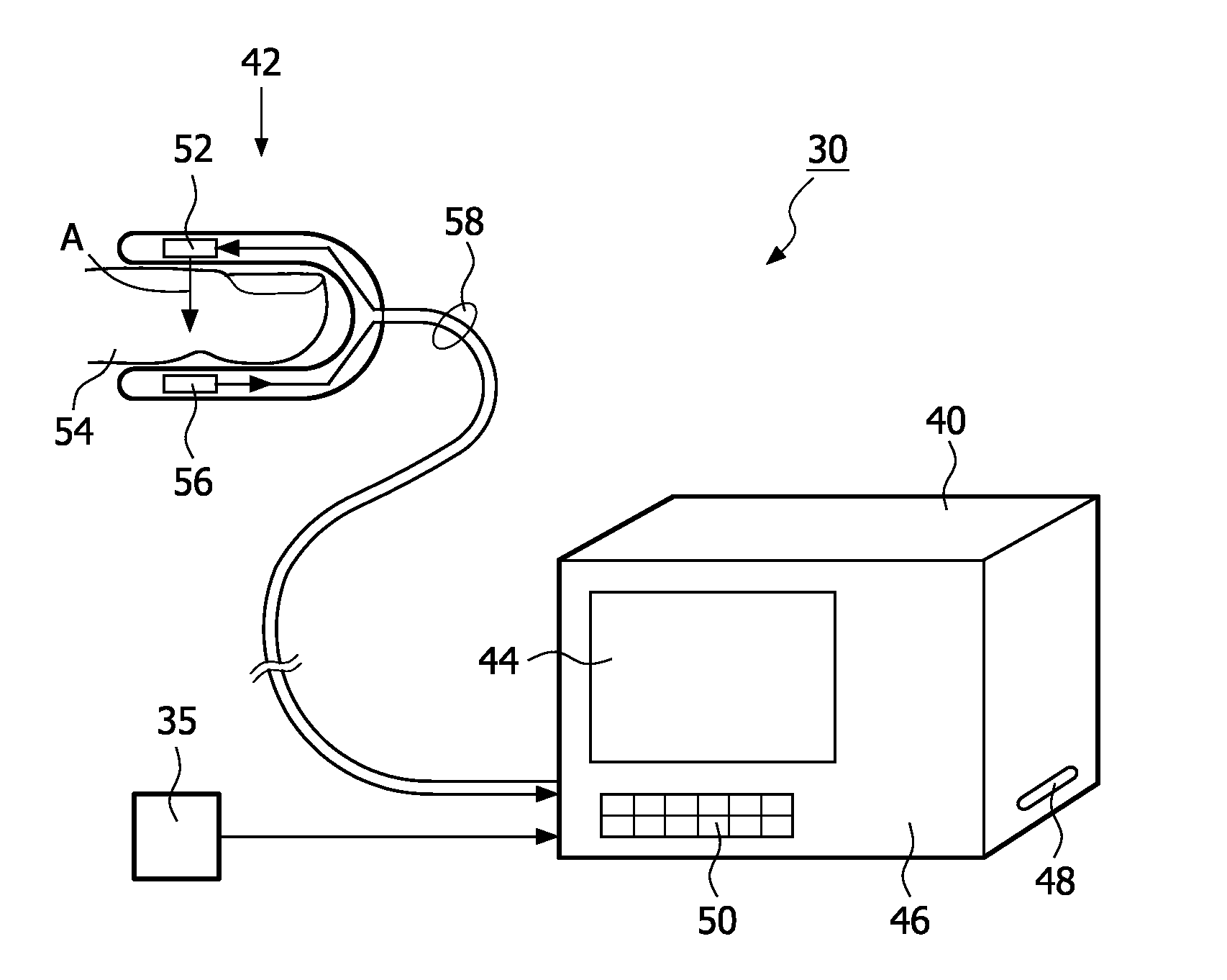 Apparatus and method for monitoring pressure related changes in the extra-thoracic arterial circulatory system