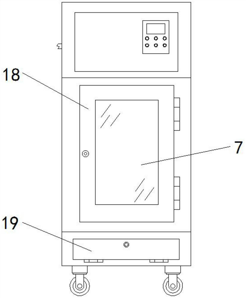 Electrical engineering power distribution cabinet heat radiation device