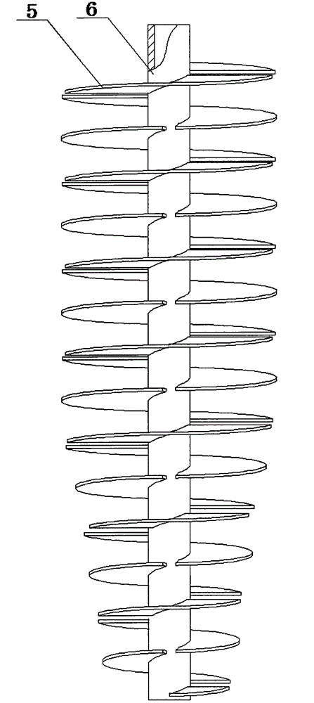 Spiral-flow type electric dehydrator for crude oil