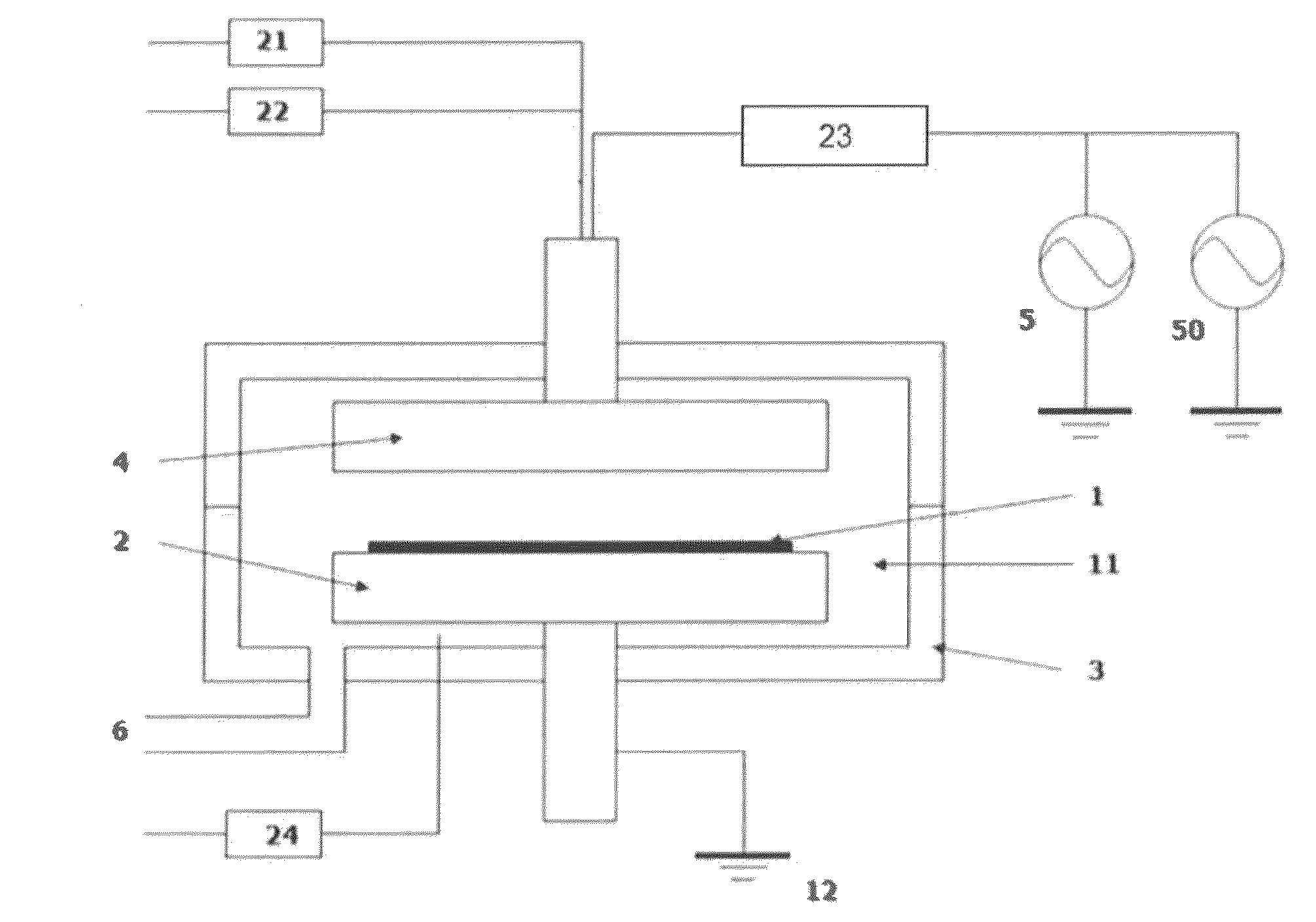 Method for forming film by plasma-assisted deposition using two-frequency combined pulsed RF power