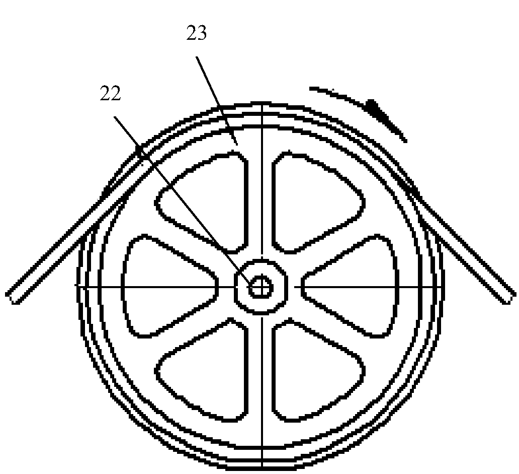 A swash plate drum cable laying machine