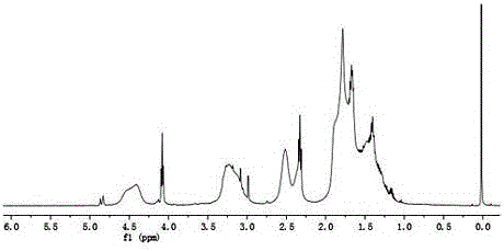 Amphipathic tadpole-shaped block copolymer and preparation method thereof