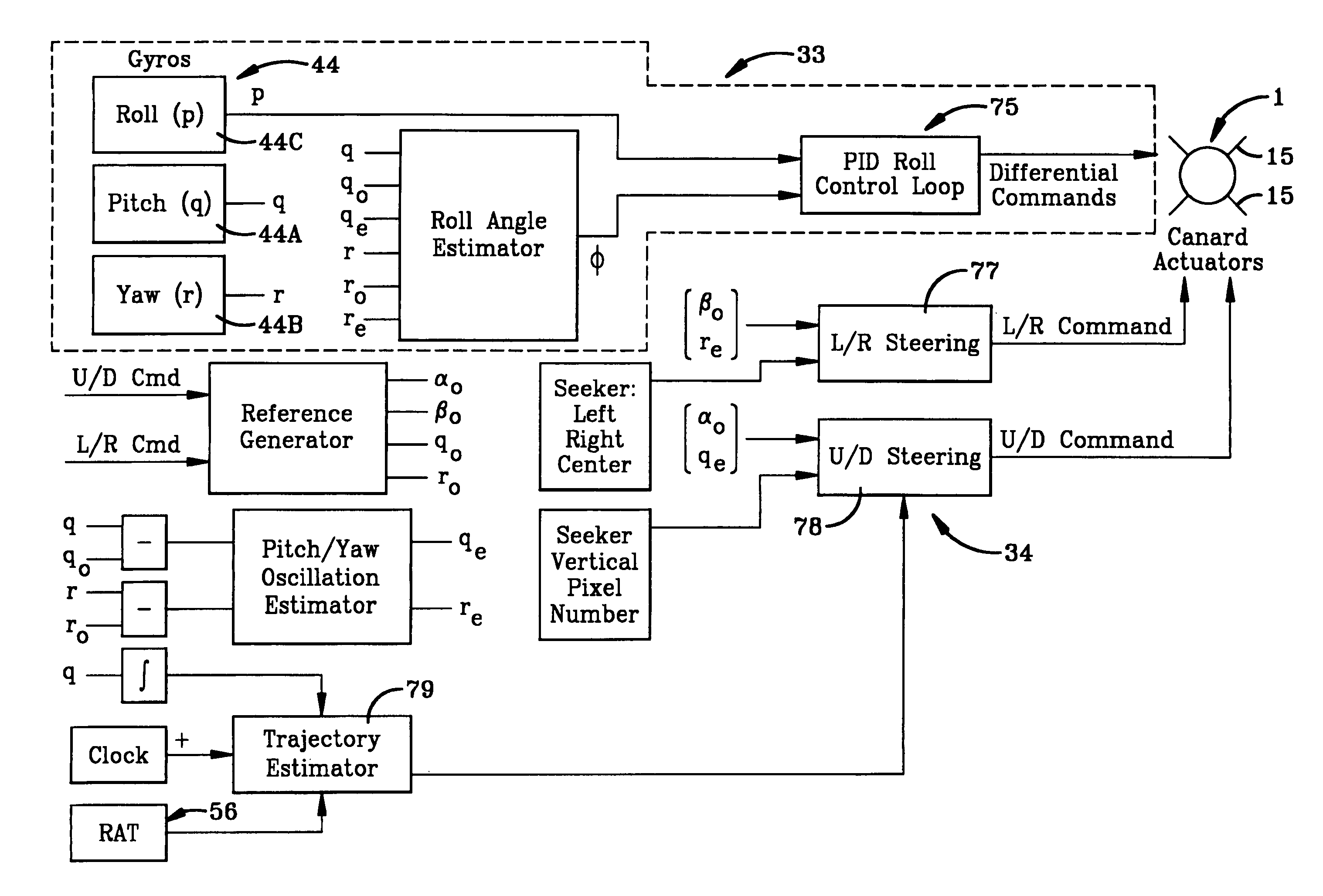 Optically guided munition control system and method