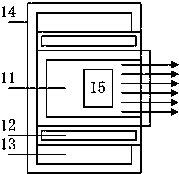 Array air-blowing-type aero-optical-effect simulating device