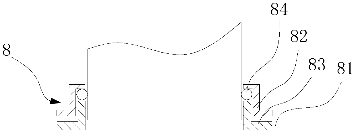 Graphene continuous growth equipment with vertically arranged high-temperature process chamber