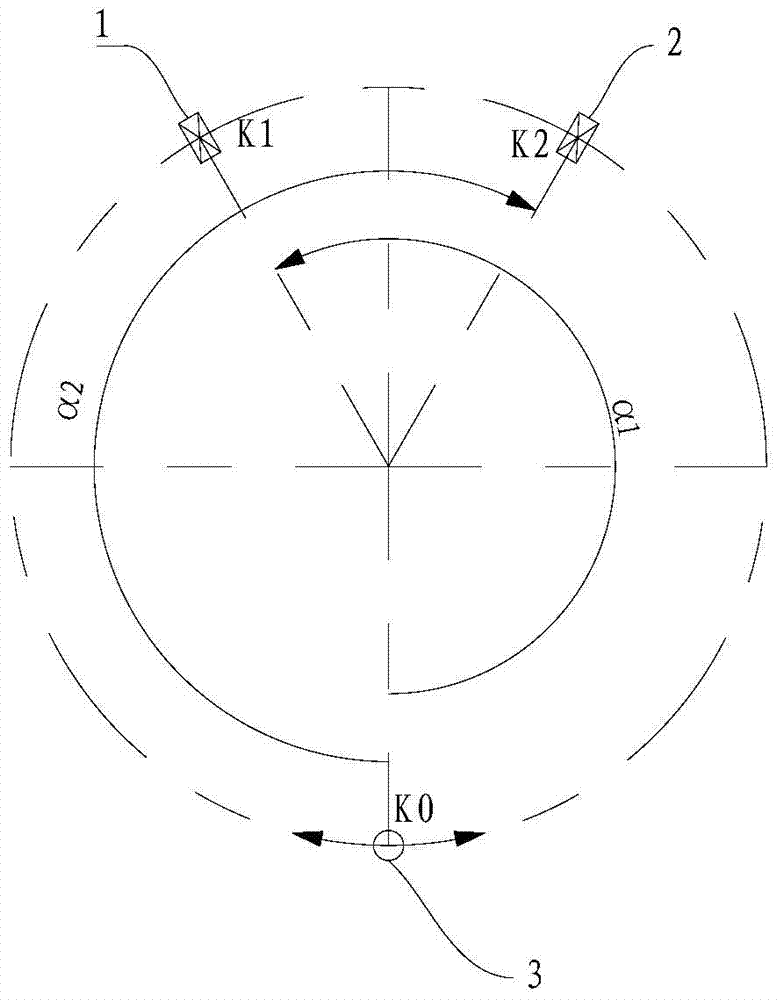 Rotary part limiting device for medical equipment and medical equipment with same