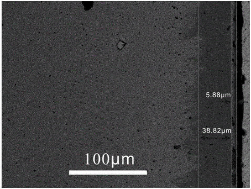 Surface plating composite coating process for die