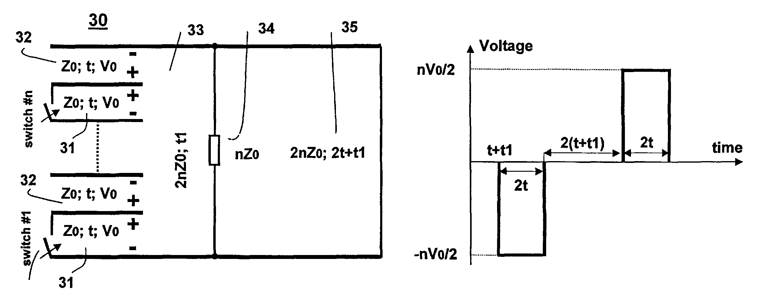 High power bipolar pulse generators