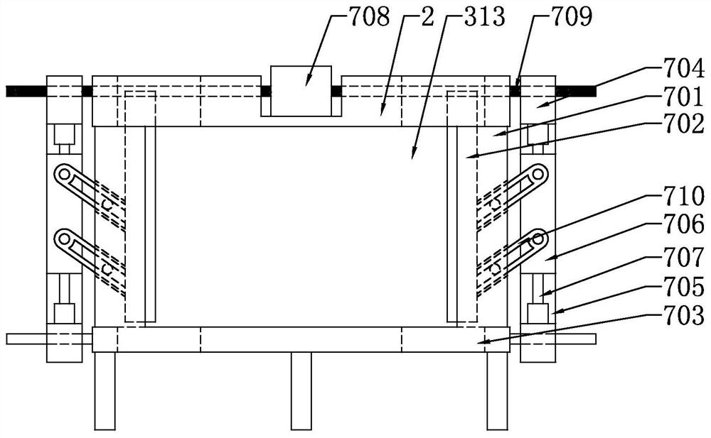 Automatic bundled pipe feeding device for circular sawing machine and feeding method thereof