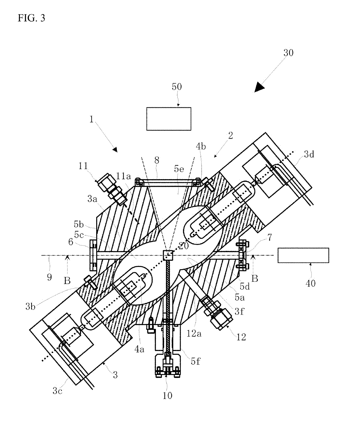 Cell for x-ray analysis and x-ray analysis apparatus