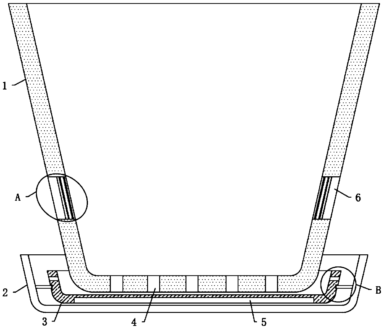 Flowerpot with watering amount warning function