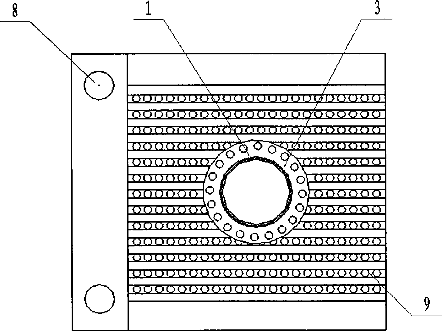 Integrated device for hydraulic classification and sorting of coarse slime as well as classification and sorting system