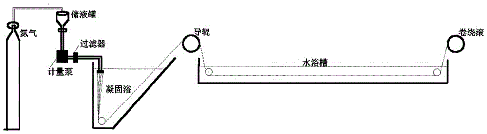 Wet spinning technology applicable to preparing livistona chinensis leaf cellulose regenerated fiber