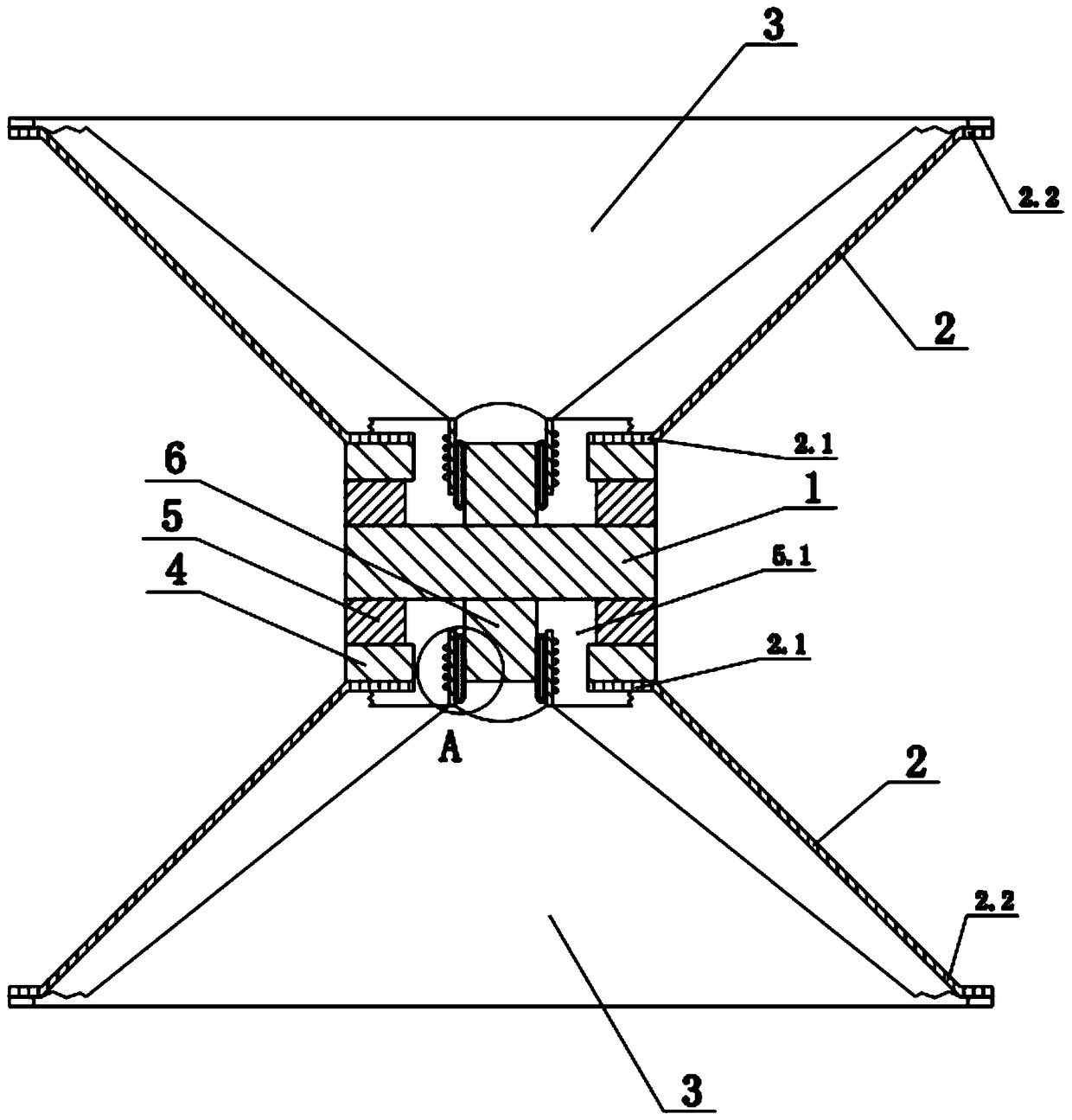 Dynamic speakers with two sides