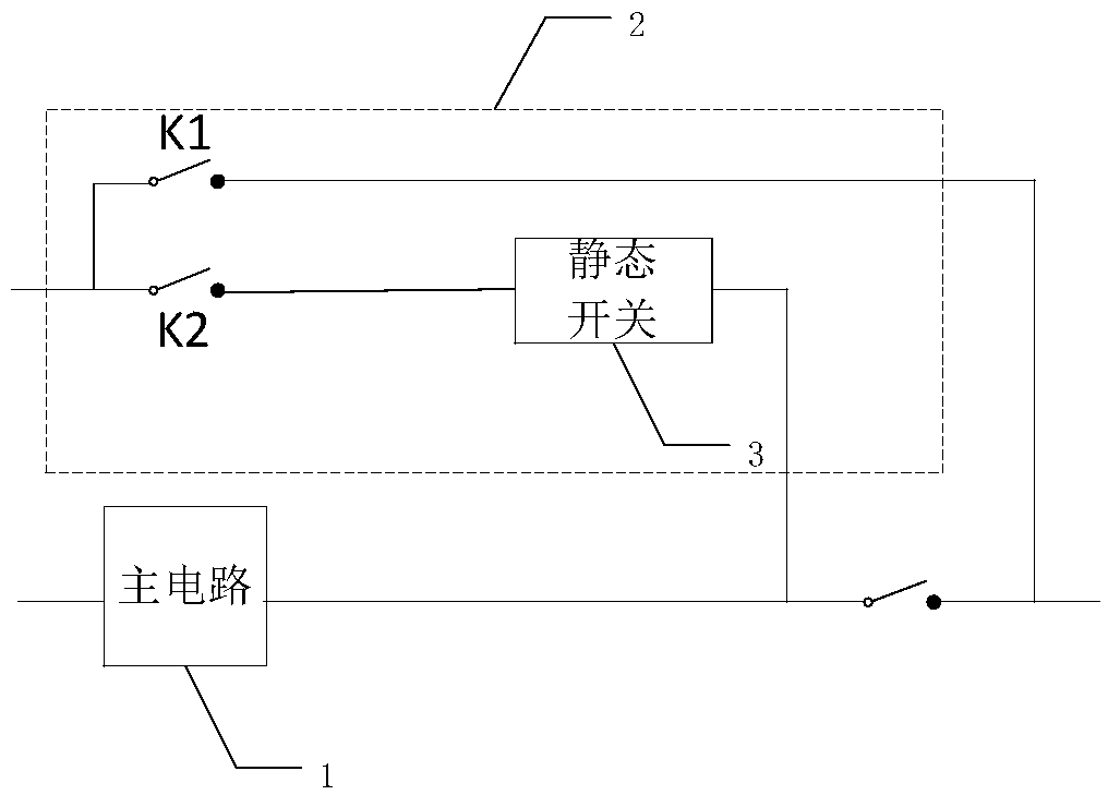 Fault detecting device and method for static switch of UPS