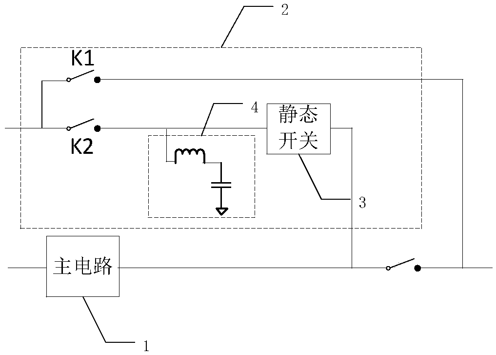 Fault detecting device and method for static switch of UPS