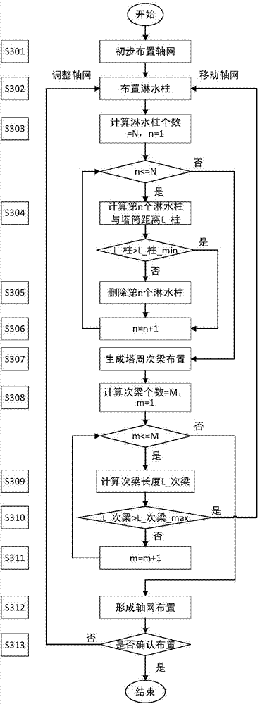 Three-dimensional design method for water collection apparatus of high-level water collection cooling tower