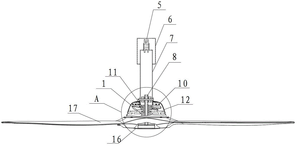 Ceiling fan with warming function