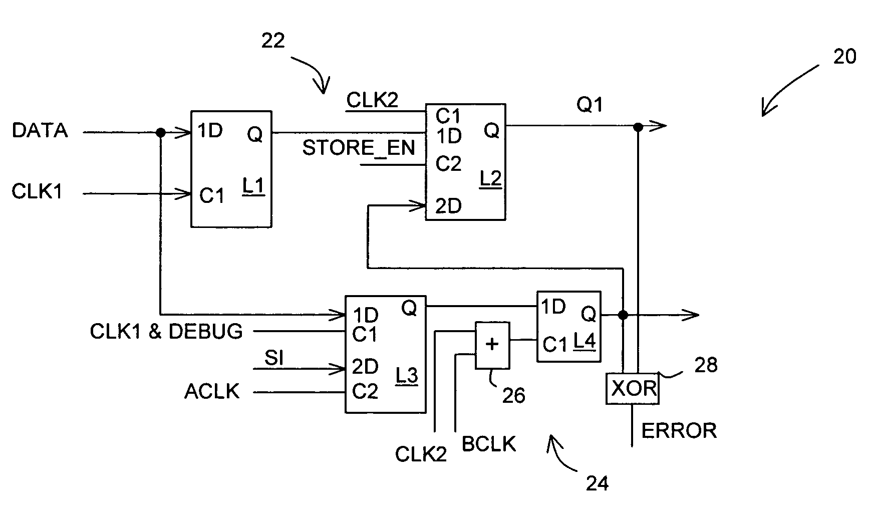 Error detecting circuit