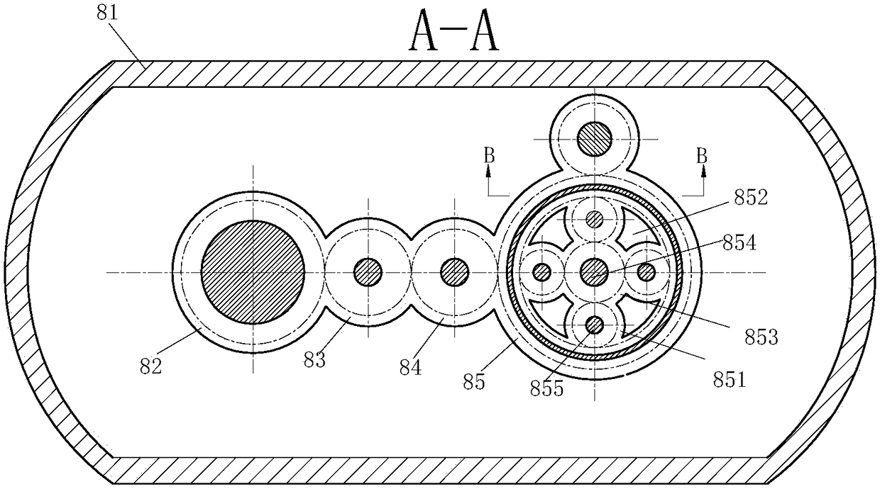 Eccentric solid-liquid paint mixing system