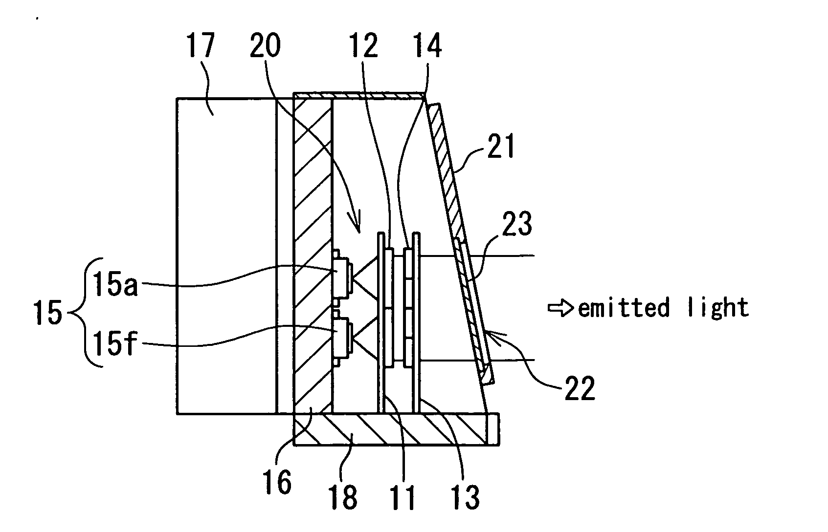 Illuminating device, and light source unit incorporating same