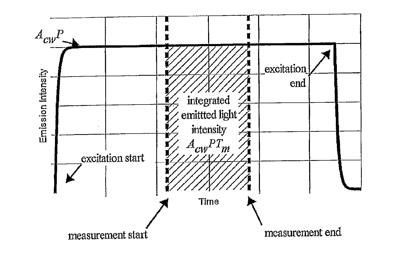 Apparatus and method for measuring a luminescent decay