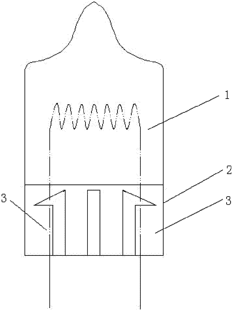 A car halogen bulb