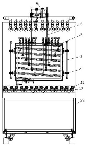 Vertical developing device