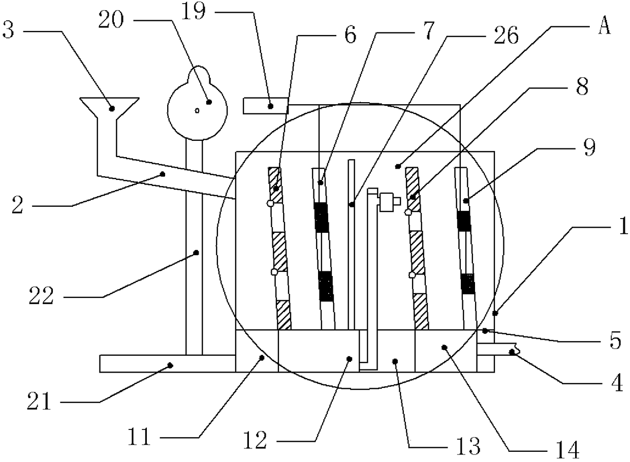 Steel shot sorting device