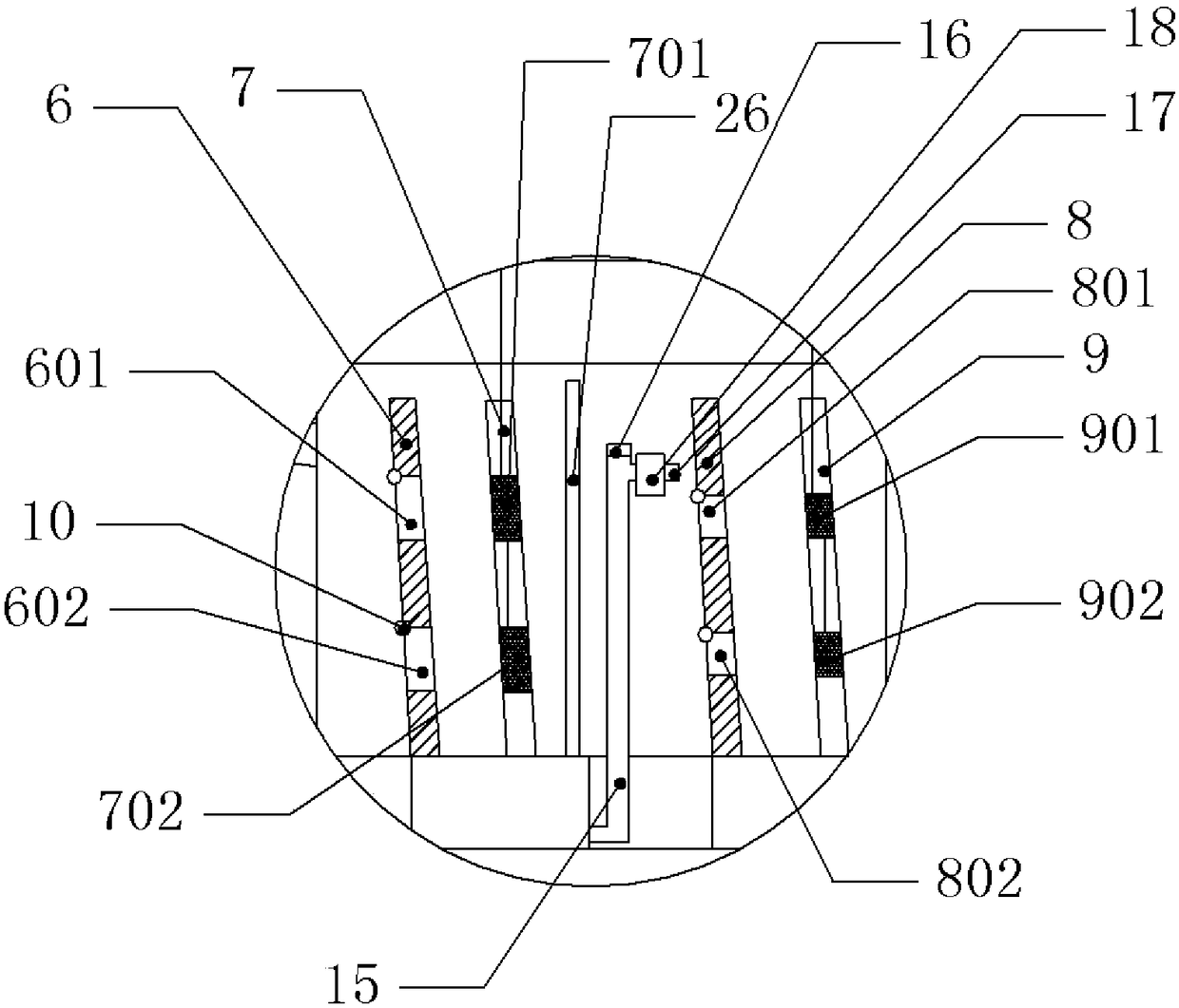 Steel shot sorting device