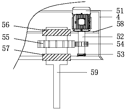 Material mixing mechanism for normal-temperature overflow dyeing machine