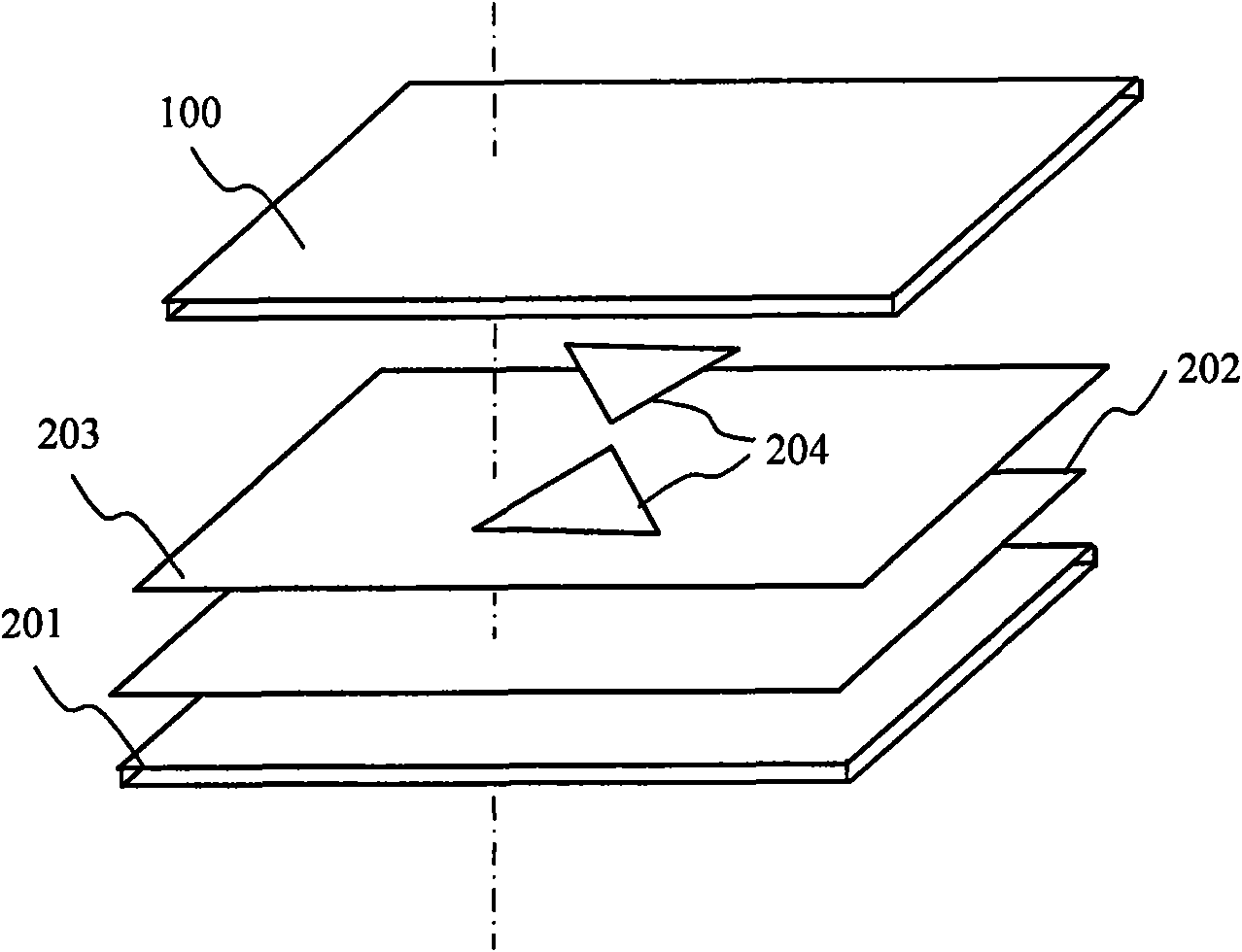 Positioning antenna for portable terminal and portable terminal thereof