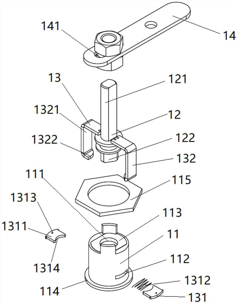 Triangle lock device