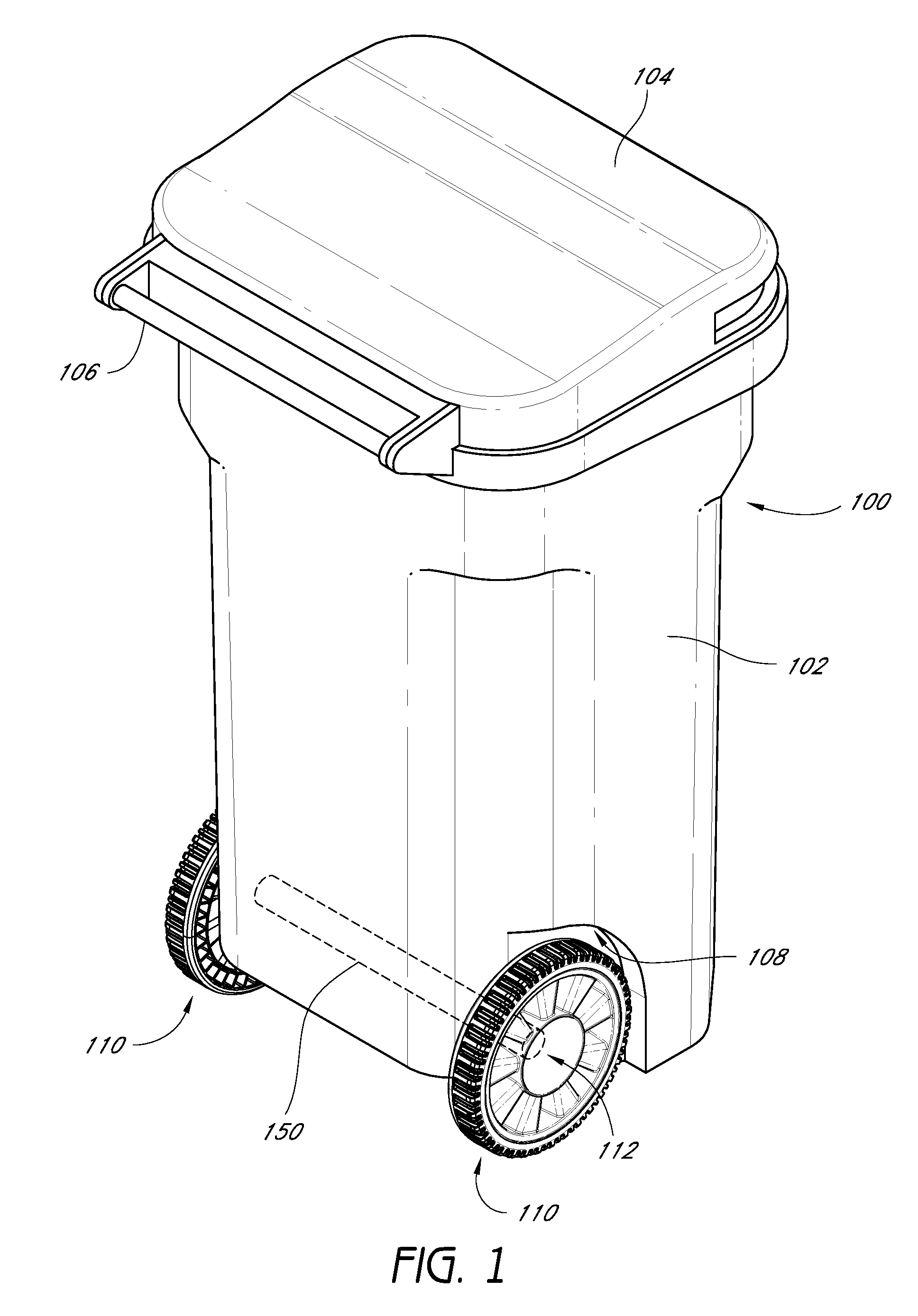 Wheel including tread coupled to rim