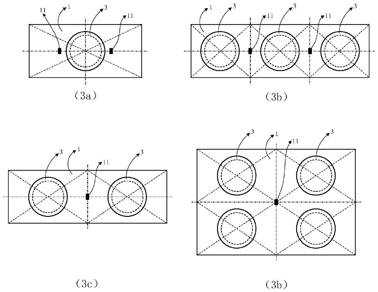 Pushing device and method for improving horizontal load-carrying performance of low bearing platform by pushing device