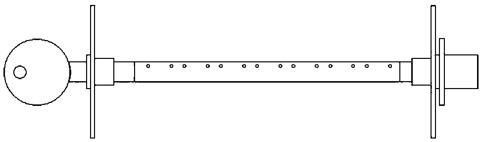 Quasi-linear motion cutting device for mowing flattening machine