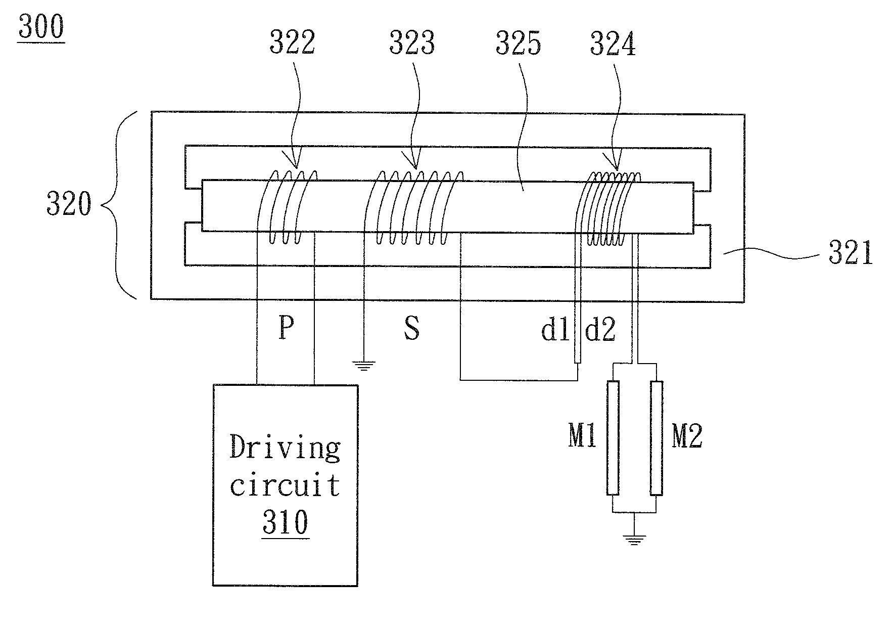 Transformer and multi-lamp driving circuit using the same