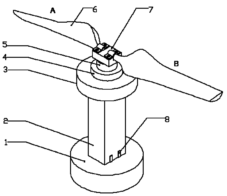 Static balance device of vanes on rotating machinery